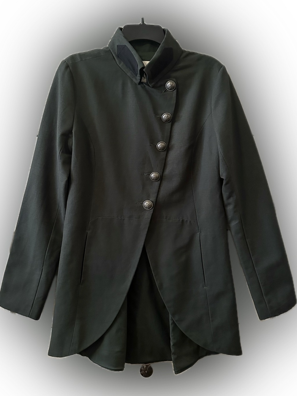 BB Dakota Olive Green Military-Style Women's Jacket
